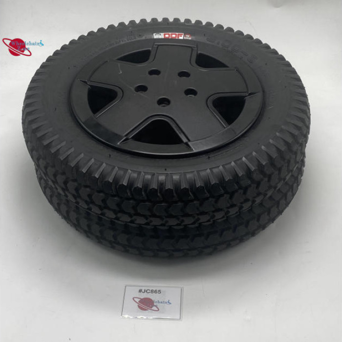 PAIR OF INVACARE DRIVE WHEEL FOR TDX AND STORM 3G 14 X 3 IN (3.00-8) | #JC865