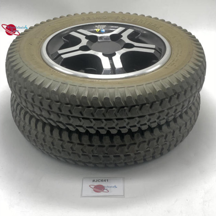 PAIR OF DRIVE WHEELS FOR QUANTUM 6000Z (3.00-8) WHLASMB1769 | #JC641