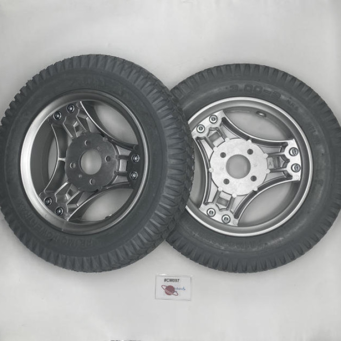 PAIR OF DRIVE WHEELS FOR PERMOBIL M300 C300 POWECHAIR 1822977 | #CM097
